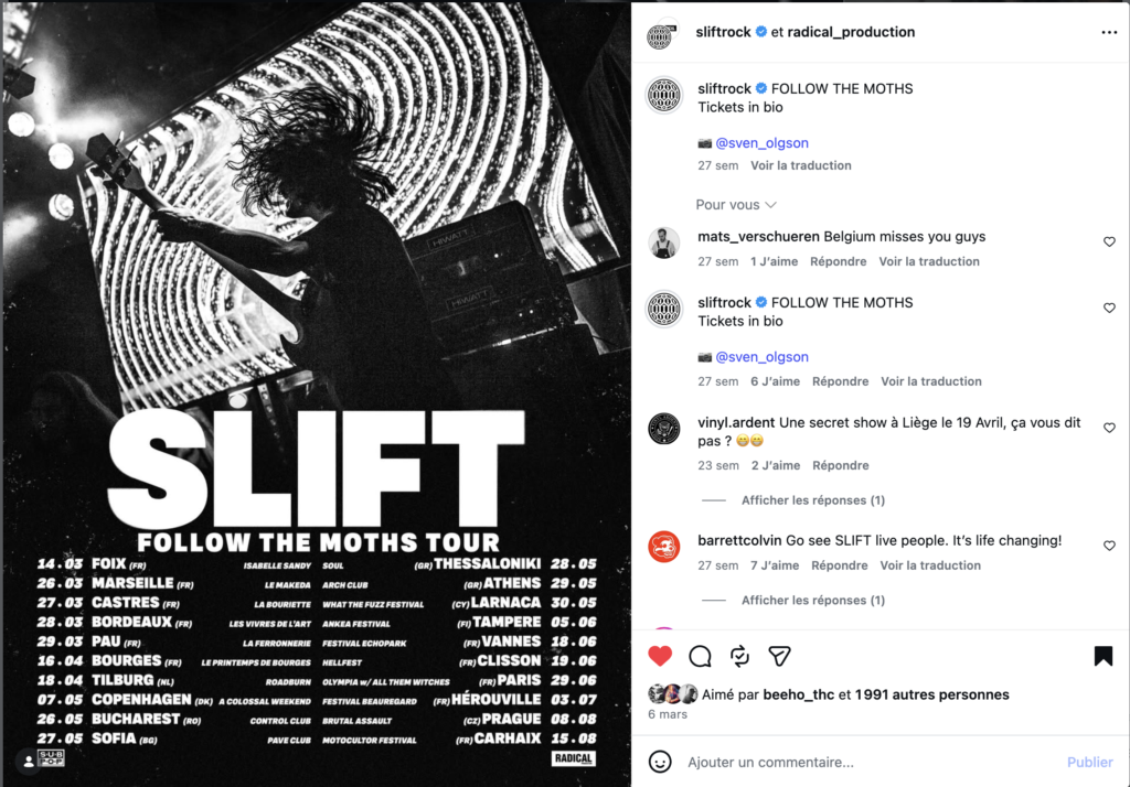 POSTER TOUR SLIFT 2026